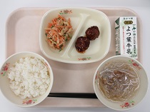 写真:12月17日中学校献立