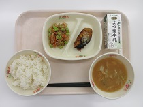 写真:1月21日中学校献立