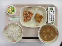 写真:1月28日中学校献立