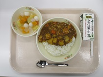写真:5月9日中学校献立