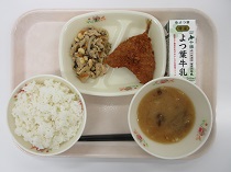 写真:5月21日中学校献立