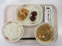 写真:5月28日中学校献立