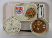 写真:6月20日中学校献立