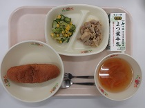 写真:7月7日中学校献立