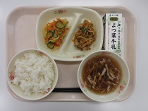 写真:8月29日A献立