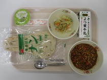 写真:9月8日中学校献立