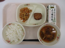 写真:9月9日中学校献立