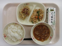 写真:9月17日中学校献立