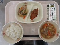 写真:9月26日中学校献立