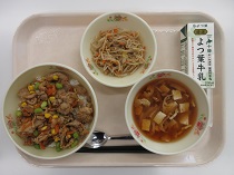 写真:10月3日A献立