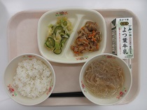 写真:10月9日B献立