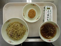 写真:10月23日中学校献立