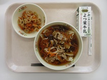 写真:10月30日中学校献立