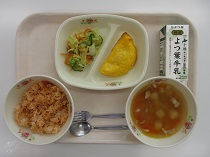 写真:11月4日中学校献立