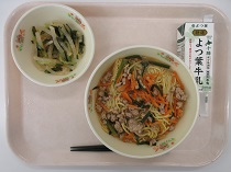 写真:11月13日中学校献立