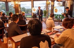 写真:市長挨拶の様子