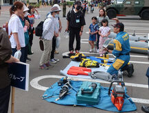 機材展示　帯広警察署