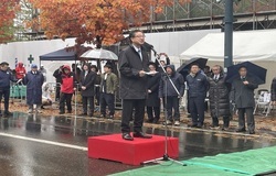 市長挨拶の様子