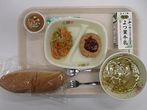写真:12月1日中学校献立
