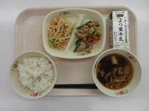写真:12月2日中学校献立