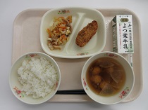 写真:12月5日中学校献立