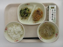 写真:12月9日中学校献立