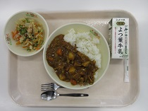 写真:12月10日中学校献立