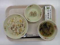 写真:12月16日中学校献立