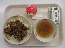 写真:12月19日中学校献立