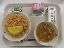 写真:12月23日中学校献立