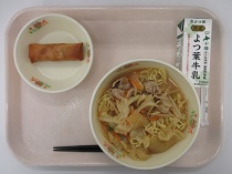 写真:1月15日中学校献立