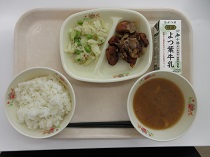 写真:1月16日中学校献立