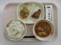 写真:1月21日中学校献立