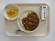 写真:1月23日中学校献立