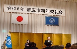 市長挨拶の様子