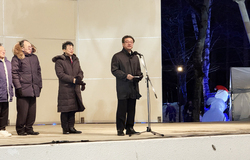 市長挨拶の様子