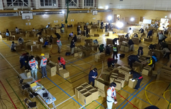 訓練会場の様子