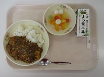 写真:3月11日中学校献立