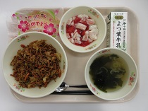 写真:3月12日中学校