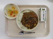 写真:4月14日中学校献立