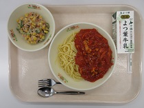 写真:4月30日中学校献立