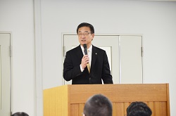 市長挨拶の様子