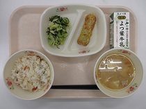 写真:5月12日中学校献立
