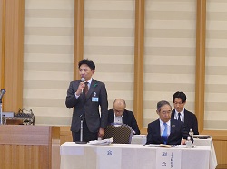 写真:市長あいさつ