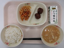 写真:6月10日中学校献立