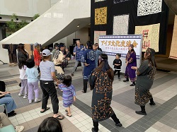 写真:アイヌ文化交流会