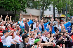 写真：8月14日 おびひろ平原まつり開会式の様子
