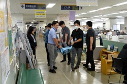 写真：庁舎総合防災訓練の様子