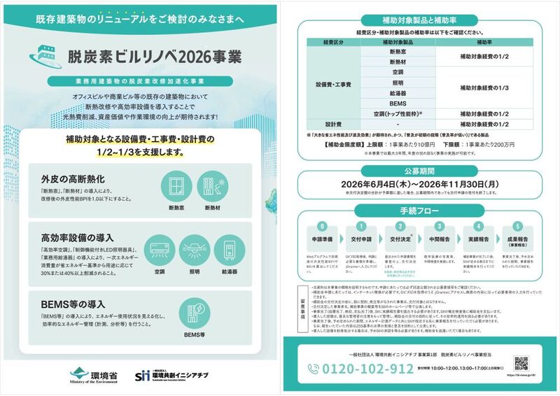 脱炭素ビルリノベ