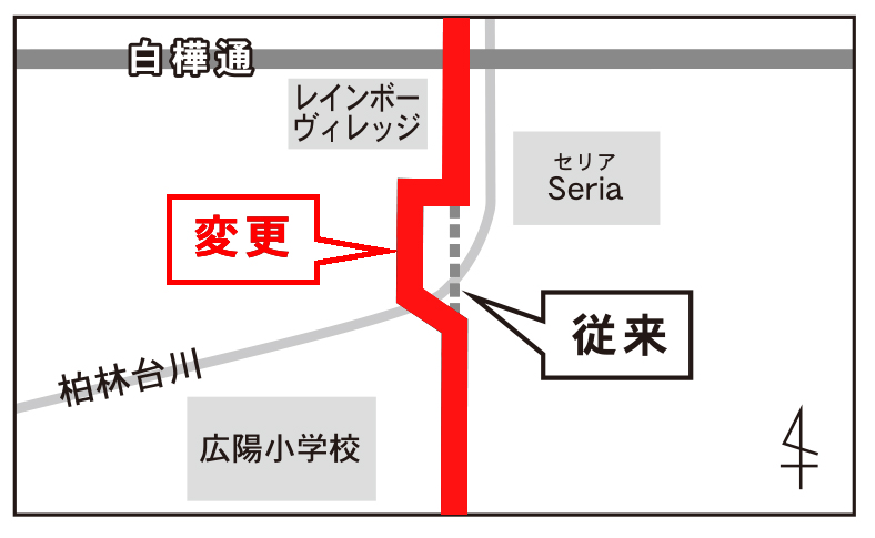 優先道路切り替え図